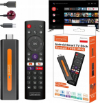 Retoo Media Player Set-top Box Android 14 Smart TV Stick Box WiFi 2/16 ZENWIRE TV98 H618