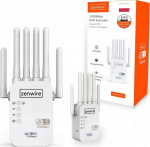 Access Point Zenwire Signal amplifier Repeater WiFi 5 External Repeater Access Point Zenwire WD-R1201U 1200 Mb/s