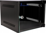 EXTRALINK LITE 4U 10" 280X310 WALL-MOUNTED RACKMOUNT CABINET BLACK
