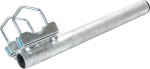 Metal Pipe Mount Bracket &Oslash;38mm L400 Vertical