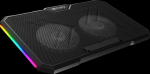 Fury Laptop Cooler Cooling Pad Fury Gunbai G3 Fans, RGB LED Light, 2 USB, 14.1-17.3"