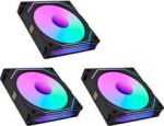 Lian Li UNI FAN SL-INF 120 ARGB Reverse Blade PWM L&uuml;fter, 3er Single L&uuml;fter Pack (Without Controller) - 120mm, schwarz