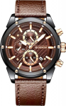 Giewont Men&rsquo;s Chronograph Sapphire Watch / black-brown