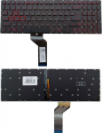 Keyboard ACER: Nitro AN515-51, AN515-52, AN515-53, AN515-42, with backlight, US