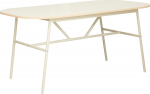 Dining table DESMOND 160x90xH76cm, beige