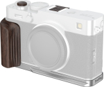 SMALLRIG 6236 L-SHAPED MOUNT PLATE WITH WOODEN HANDLE FOR FUJIFILM X-E5 (EBONY, SILVER)