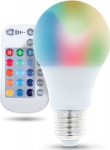 Forever Light E27 LED Bulb A60 / 9W / 720 lm / 3000K / RGB / White