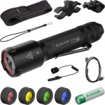 TOGO Flashlight Ledlenser Hunting Set TAC6R Black Case