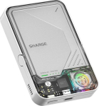 SHARGE ICEMAG 2 Powerbank, 10.000mAh, 15W Qi2, 30W USB-C - transparent