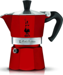 Moka pot for 3 cups Moka Express 5466 BIALETTI red