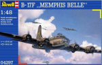 Revell Model plastic B-17F Memphis Belle