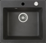 Valamu Teka Clivo 50 S-TQ Tequartz must graniit