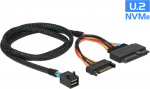 Delock Internes SAS-Kabel - SFF-8643 (M) to SATA power connector, U.2 (SFF-8639)