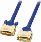 Kabel Lindy DVI-D - DVI-D 2m niebieski (37050)