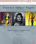 Hahnem&uuml;hle Digital FineArt A 4 Testpack matte, smooth papers