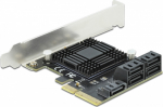 Delock 5 port SATA PCI Express x4 Card - Low