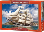 1565 Castorland Puzzle 500 Tall Ship Leaving Harbour (253343)