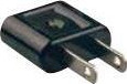 Bachmann Power 2-pole Plug Black Power connector