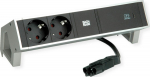 Bachmann BACH 902.903 DESK2 2xCEE7/3 1xUSB C 60W Charger 0 GST18 Inox
