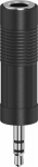 Adapter AV Hama Jack 3.5mm - Jack 6.3mm czarny (002051960000)