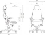 Task chair WAU grey/white