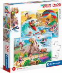Clementoni Puzzle 2x20 element&oacute;w Let's sport! 24780