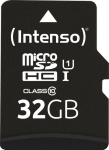 SD MicroSD Card 32GB Intenso SD-HC UHS-I with. SD- Adapter retail