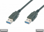 Kabel USB PremiumCord USB-A - USB-A 2 m Czarny (ku3aa2bk)