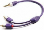 Kabel Furutech ADL Jack 3.5mm - RCA (Cinch) x2 1.2m fioletowy