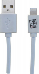 2GO USB Lade-/Datenkabel Lightning 1m wei&szlig; in PET-Box