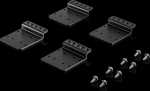 Rittal Angle bracket for frame - RAL 9005 (pack of 4)