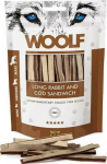 WOOLF Woolf Delicacy Pies Long Rabbit&Cod Sandwich - Rabbit with cod strips, 100g