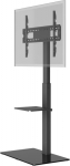 Wentronic Goobay Floor stand | TV Floor Stand Basic, Size L | Swivel | 37-70 " | Maximum weight (capacity) 40 kg | Black