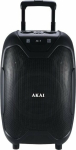 AKAI Power Audio ABTS-X10PLUS - Moc [W]: 50 | Akumulator [mAh]: 4500 | Radio FM, Bluetooth, USB, AUX | wireless microphone
