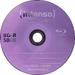 1x25 Intenso BD-R 25GB printable 6x Speed, Cakebox