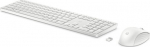 29 HP 655 WIRELESS KEYBOARD +, MOUSE WHITE