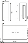 SCHROFF Blindabdeckung - front - 8U