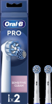 Oral-B | Replaceable toothbrush heads | EB60X-2 Sensitive Clean Pro | Heads | For adults | Number of brush heads included 2 | White