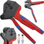 Knipex KNIPEX Crimping system pliers 97 43 66 EVO, crimping pliers (red/blue, for MC4 EVO 2 solar connectors)