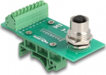 Delock mains connection - 8-pole M12-A (W) zu