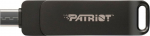 PAT Flashdrive PATRIOT Rage R550 256GB 100 MB/S USB A+C Swivel Design (PE256GR550DSAD) Black