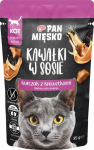 PAN MIĘSKO Pan Mięsko Pieces in sauce Chicken with shrimps (adult) 85g