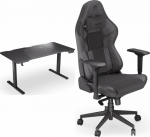 Endorf desk Endorf desk Endorfy Atlas L Electric Czarne 150 cmx78 cm + Armchair Scrim BK czarny