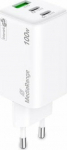 MediaRange Ladeger&auml;t 100W 3-Port 2x USB-C u. 1x USB-A, wei&szlig;