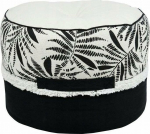 Beliani Cotton pouf ZIANA, &Oslash; 40 cm