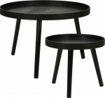 Home Styling Collection Set of coffee tables in two sizes, &Oslash; 60 cm, &Oslash; 38 cm