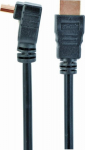 GEMBIRD Cable HDMI-HDMI v2.0 3D TV High Speed Ethernet 1.8M angular 90" (gold-plated)