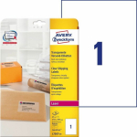 Avery Zweckform Transparent labels for laser printers 210x297mm 25 arkuszy (L7567-25)
