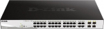 D-Link Web Smart DGS-1210-28P - Switch - L3 - managed - 24 x 10/100/1000 (PoE) + 4 x Gigabit SFP - Desktop, an Rack mountable - PoE (193 W) (DGS-1210-28P/E)