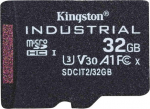 KIN 32GB MICROSDHC INDUSTRIAL C10, A1 PSLC CARD SINGLEPACK W/O ADPT